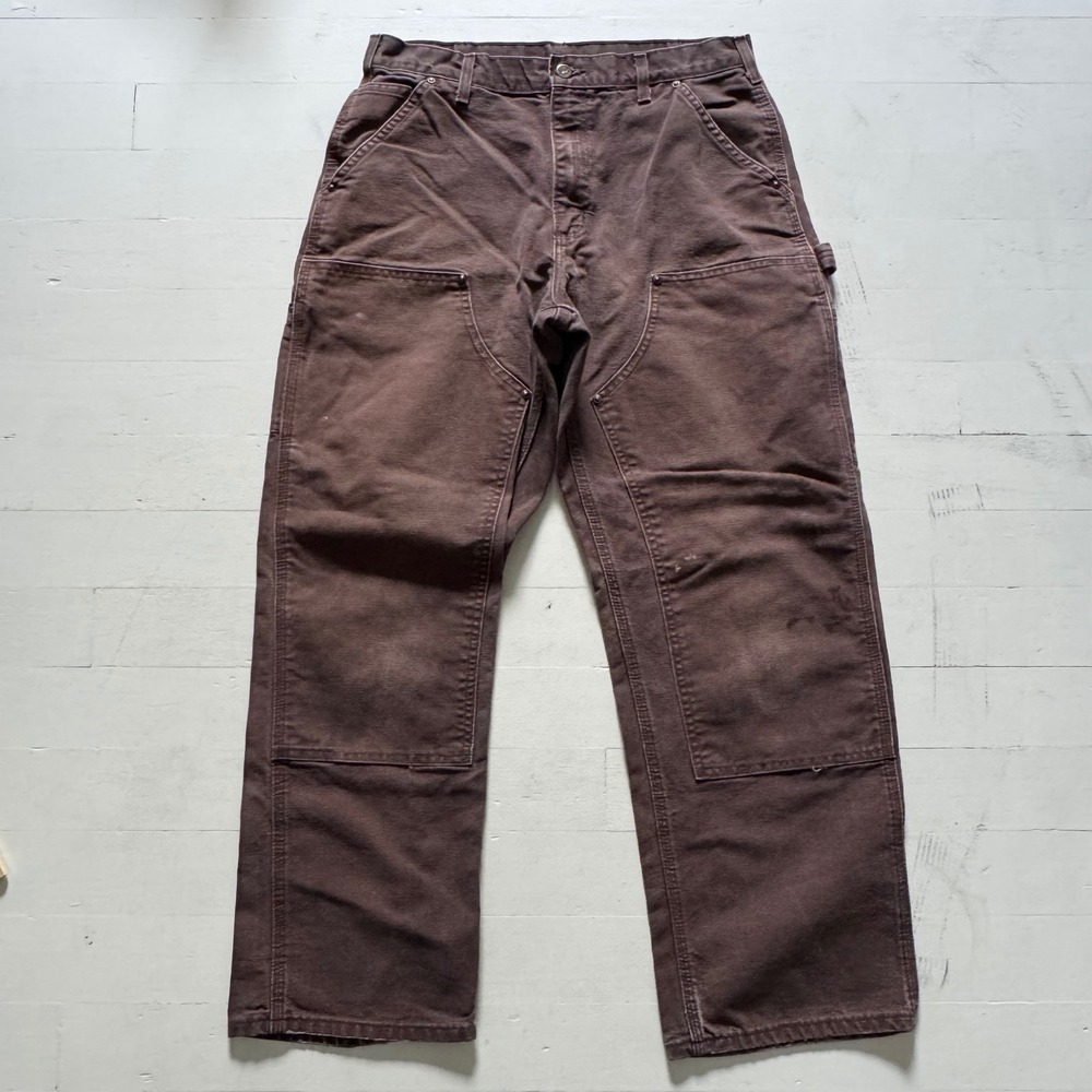 Vintage Carhartt B136 Double Knee Carpenter Pants Faded DKB Distressed Thrashed